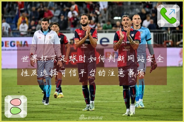 世界杯买足球时如何判断网站安全性及选择可信平台的注意事项