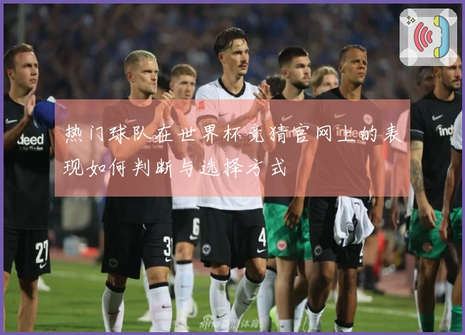 热门球队在世界杯竞猜官网上的表现如何判断与选择方式
